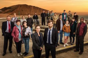 ITVBROADCHURCH SERIES 3Pictured L-R:CHARLIE HIGSON as Ian,CAROLYN PICKLES as Maggie,JULIE HESMONHALGH as Trish,SARAH PARISH as Cath,HANNAH MILLWARD as Leah, MARK BAZELEY as Jim,JIM HOWICK as Aaron,OLIVIA COLMAN as DS Ellie Miller,SEBASTIAN ARMESTO as Clive,DEON WILLIAMS as Michael,DAVID TENNANT as DI Alec Hardy,BECKY BRUNNING as Lindsay,GEORGINA CAMPBELL as DC Katie Harford,ANDREW BUCHAN as Mark,ADAM WILSON as Tom,CHARLOTTE BEAUMONT as Chloe,HANNAH RAE as Daisy, JODIE WHITTAKER as Beth,CHRIS MASON as Leo and LENNYHENRY as Ed.This photograph is (C) ITV Plc and can only be reproduced for editorial purposes directly in connection with the programme or event mentioned above. Once made available by ITV plc Picture Desk, this photograph can be reproduced once only up until the transmission [TX] date and no reproduction fee will be charged. Any subsequent usage may incur a fee. This photograph must not be manipulated [excluding basic cropping] in a manner which alters the visual appearance of the person photographed deemed detrimental or inappropriate by ITV plc Picture Desk.  This photograph must not be syndicated to any other company, publication or website, or permanently archived, without the express written permission of ITV Plc Picture Desk. Full Terms and conditions are available on the website www.itvpictures.comFor further information please contact:Patrick.smith@itv.com 0207 1573044